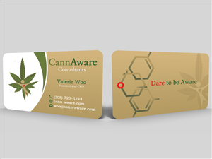 Business Card Design by Hardcore Design for CannAware, LLC | Design: #3485265