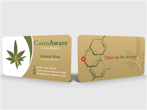 Business Card Design by Hardcore Design for CannAware, LLC | Design: #3493357
