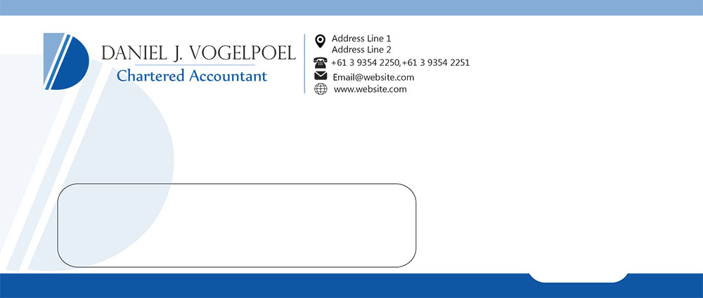 Diseño de Membrete por AG Creatives para Daniel J. Vogelpoel, Chartered Accountant | Diseño #3479965