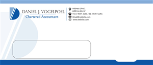 Letterhead Design by AG Creatives for Daniel J. Vogelpoel, Chartered Accountant | Design: #3479965