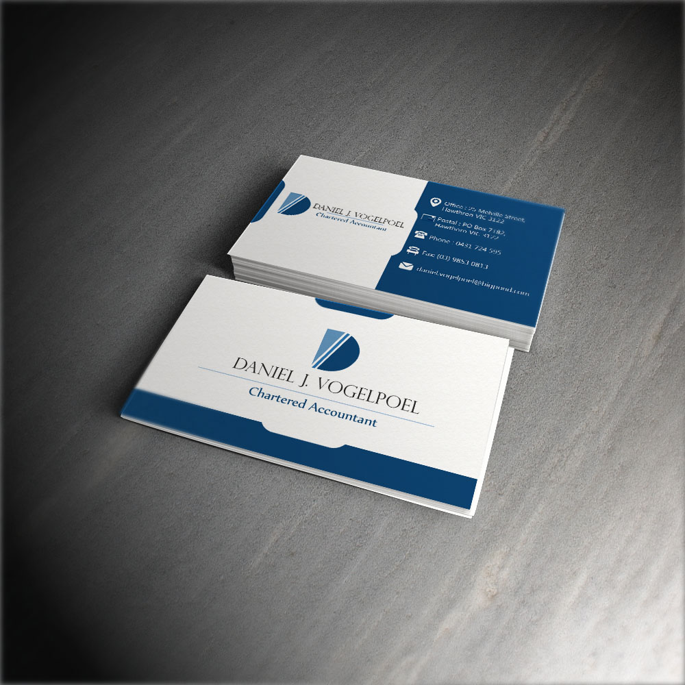 Diseño de Membrete por AG Creatives para Daniel J. Vogelpoel, Chartered Accountant | Diseño #3522825