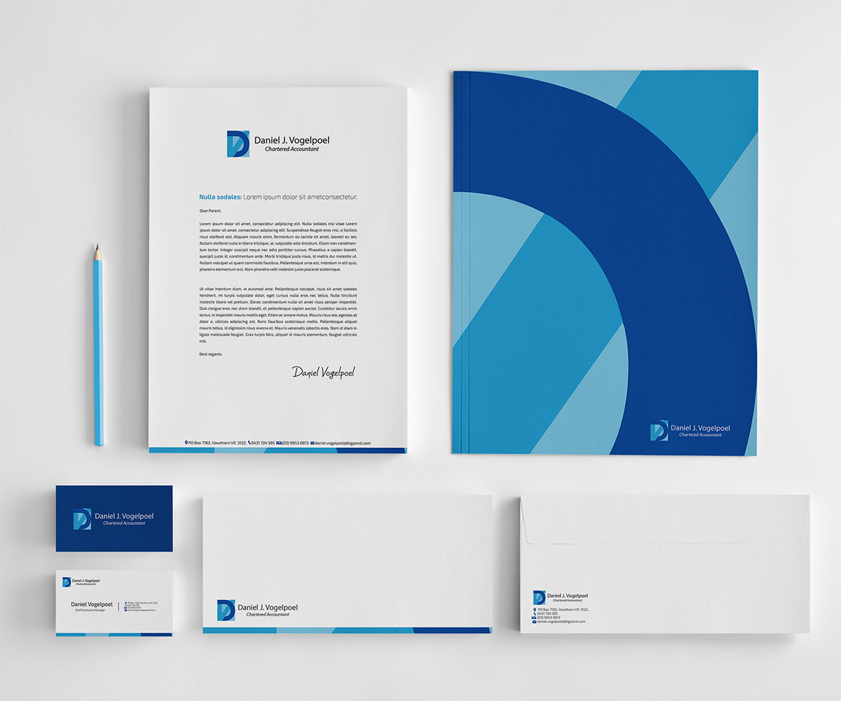 Letterhead Design by Owtee-TheDreamer. for Daniel J. Vogelpoel, Chartered Accountant | Design #3517571
