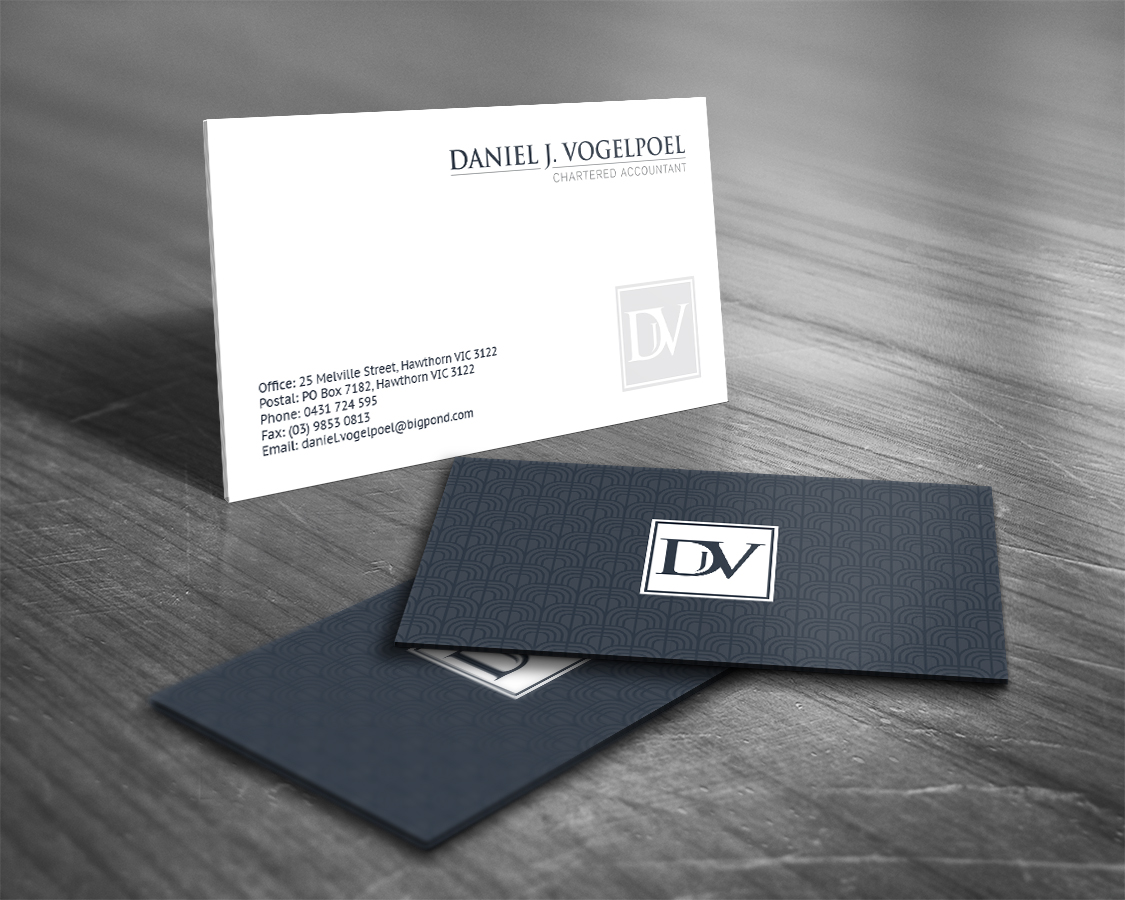 Letterhead Design by Cyanide Designz for Daniel J. Vogelpoel, Chartered Accountant | Design #3512657