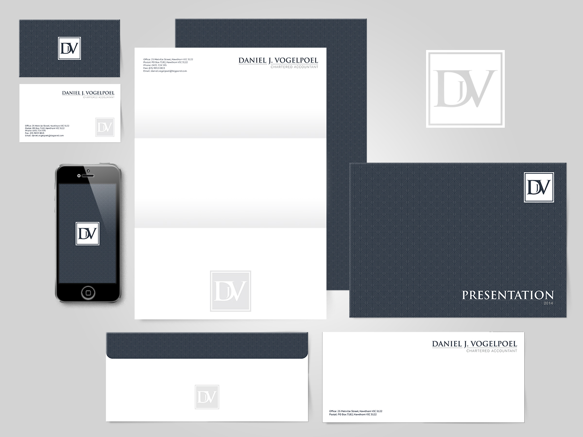 Letterhead Design by Cyanide Designz for Daniel J. Vogelpoel, Chartered Accountant | Design #3512872