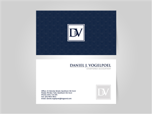 Letterhead Design by Cyanide Designz for Daniel J. Vogelpoel, Chartered Accountant | Design: #3557321