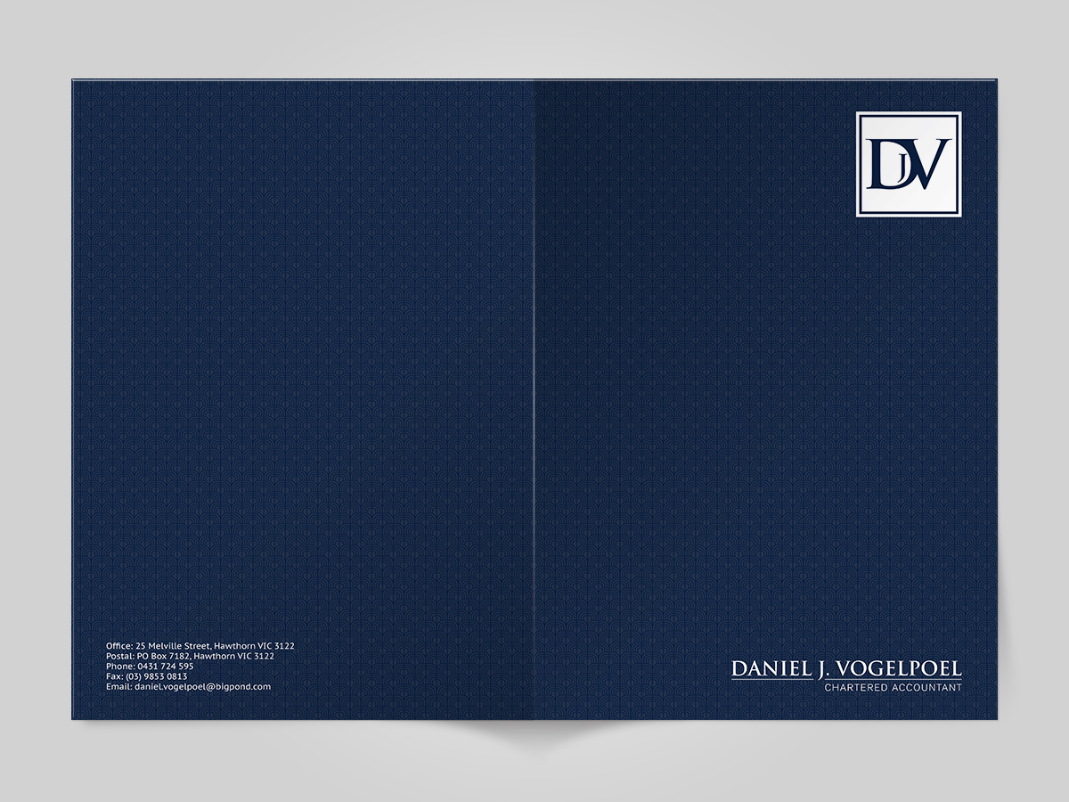 Briefkopf-Design von Cyanide Designz für Daniel J. Vogelpoel, Chartered Accountant | Design #3557579