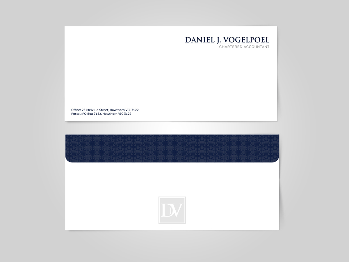 Letterhead Design by Cyanide Designz for Daniel J. Vogelpoel, Chartered Accountant | Design #3557796