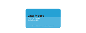 Personal Trainer Business Card Design | Business Card Design by Riz'