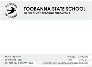 Letterhead Design by dhamkith for Toobanna State School | Design: #3493190