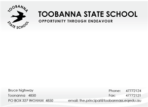 Letterhead Design by dhamkith for Toobanna State School | Design: #3493223