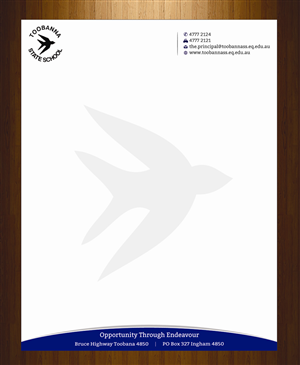 Letterhead Design by harmi_199 for Toobanna State School | Design: #3485471