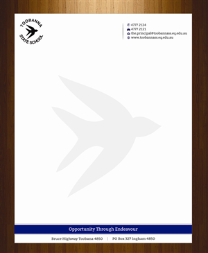 Letterhead Design by harmi_199 for Toobanna State School | Design: #3485473