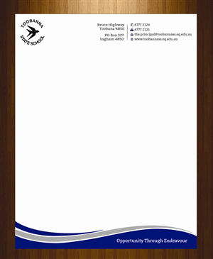 Letterhead Design by harmi_199 for Toobanna State School | Design: #3485475
