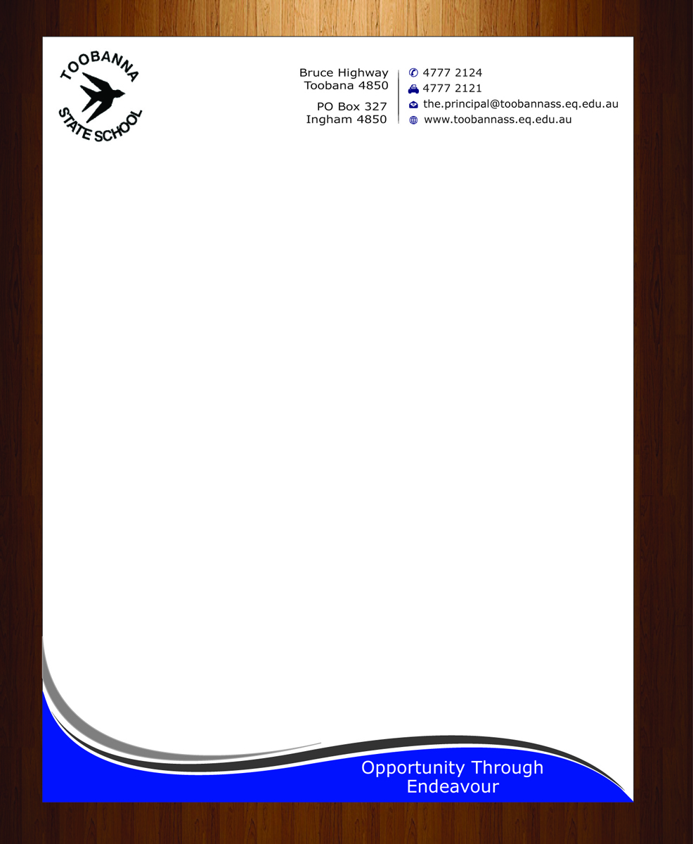 Modern Feminine Letterhead Design For Toobanna State | modern feminine school letterhead design for toobanna Modern Feminine Letterhead Design For Toobanna State | modern feminine school letterhead design for toobanna