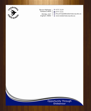 Letterhead Design by harmi_199 for Toobanna State School | Design: #3485490