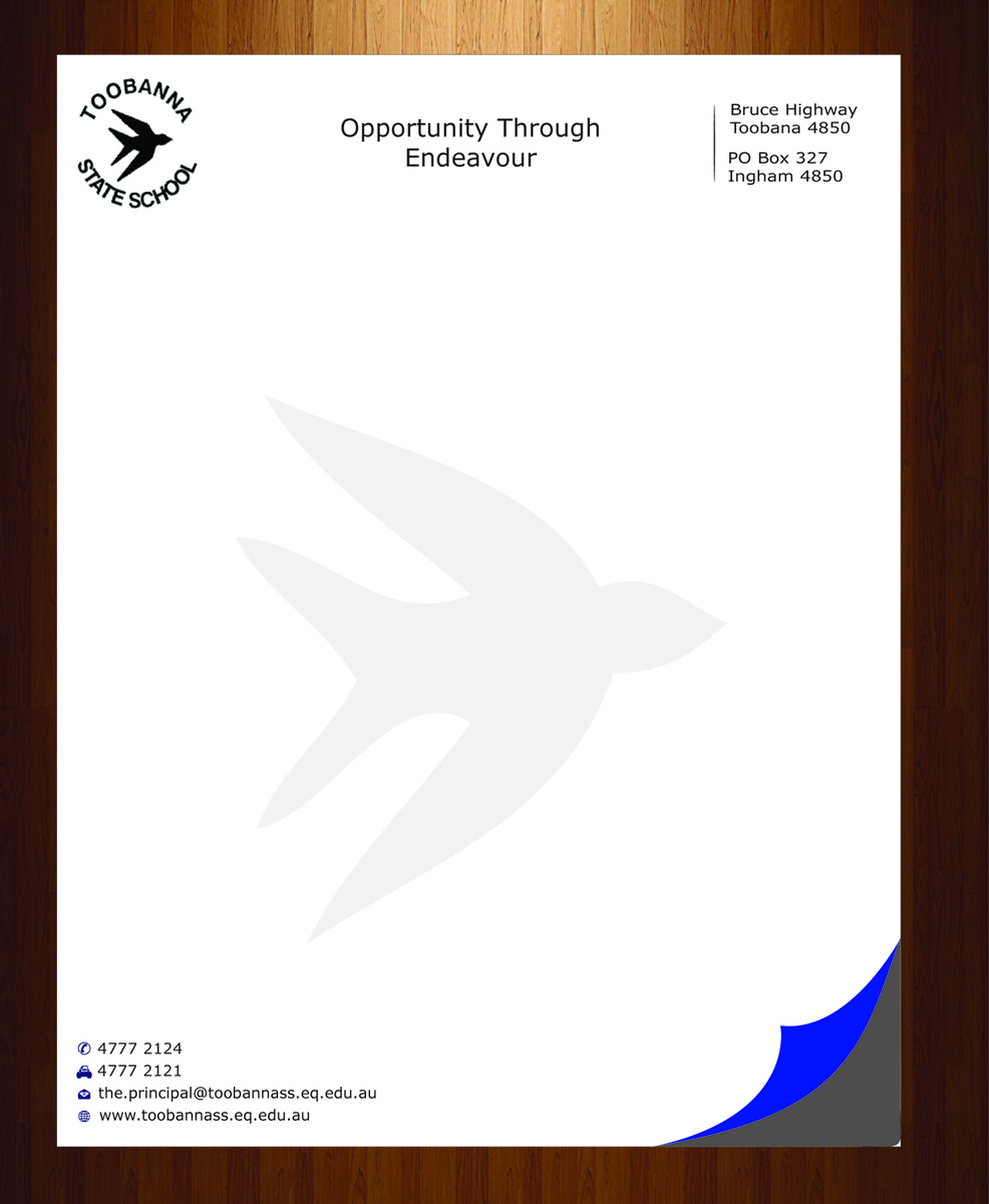 Letterhead Design by harmi_199 for Toobanna State School | Design #3485494