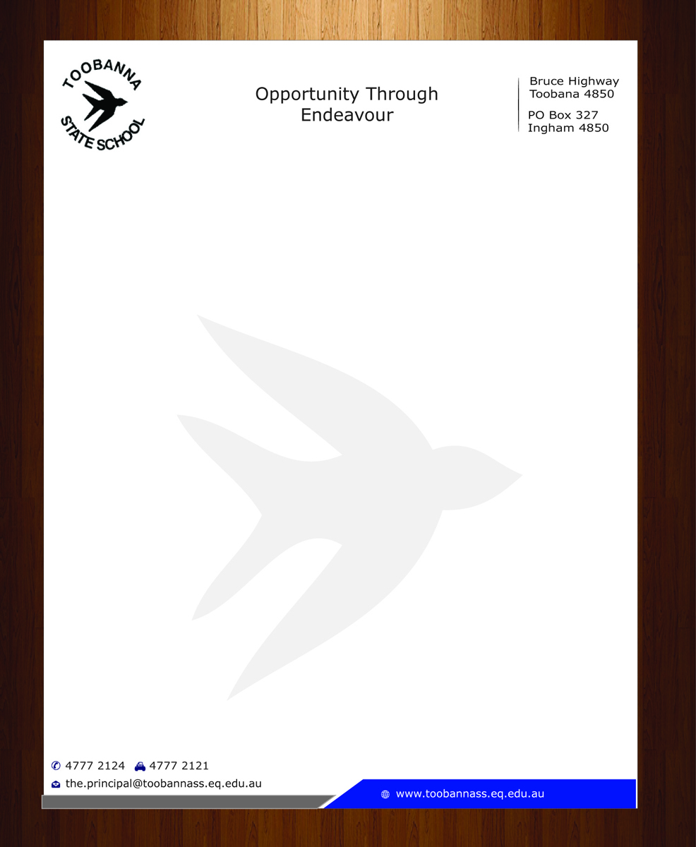 Letterhead Design by harmi_199 for Toobanna State School | Design #3485498
