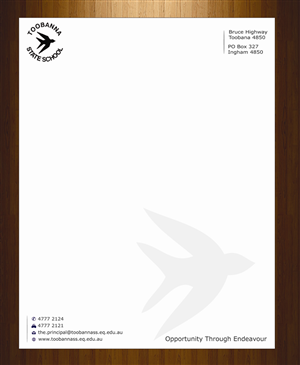 Letterhead Design by harmi_199 for Toobanna State School | Design: #3485502