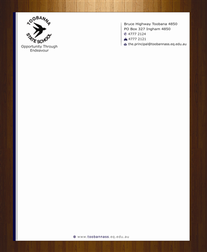 Letterhead Design by harmi_199 for Toobanna State School | Design: #3485504