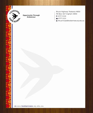 Letterhead Design by harmi_199 for Toobanna State School | Design: #3485510