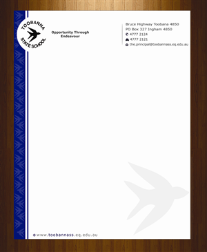 Letterhead Design by harmi_199 for Toobanna State School | Design: #3485515