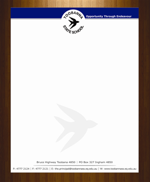 Letterhead Design by harmi_199 for Toobanna State School | Design: #3485519