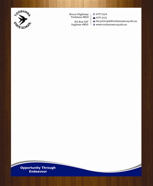 Letterhead Design by harmi_199 for Toobanna State School | Design: #3485523
