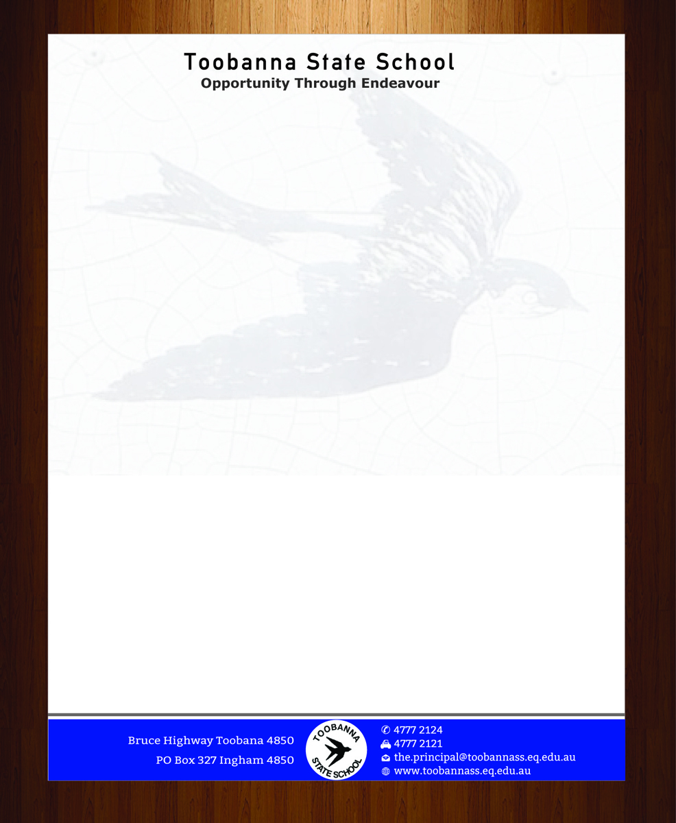 Diseño de Membrete por harmi_199 para Toobanna State School | Diseño #3485564