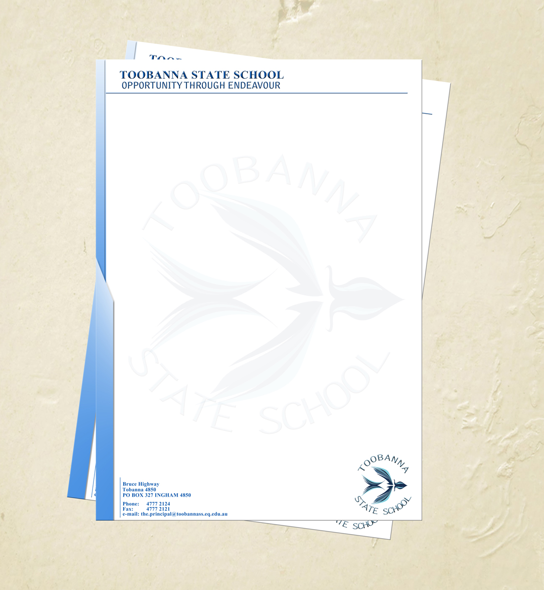 Briefkopf-Design von typocreative für Toobanna State School | Design #3532591