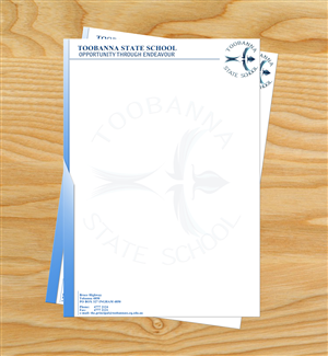 Letterhead Design by typocreative for Toobanna State School | Design: #3532595