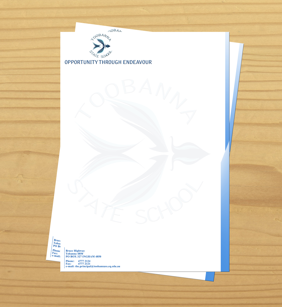 Letterhead Design by typocreative for Toobanna State School | Design #3532600