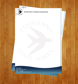 Letterhead Design by typocreative for Toobanna State School | Design: #3532606