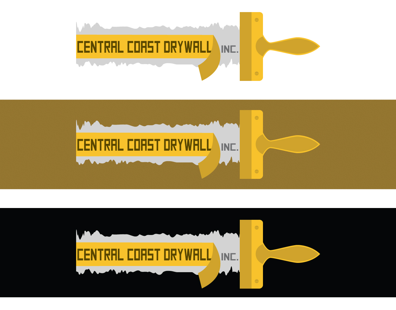 Diseño de Logo por kaydee11 para Central Coast Drywall, Inc. | Diseño #3488233