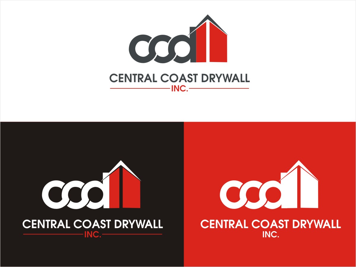 Diseño de Logo por Sushma para Central Coast Drywall, Inc. | Diseño #3462855