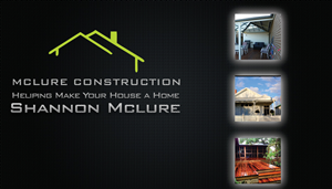 Business Card Design by Riz' for Mclure's construction | Design: #3473393