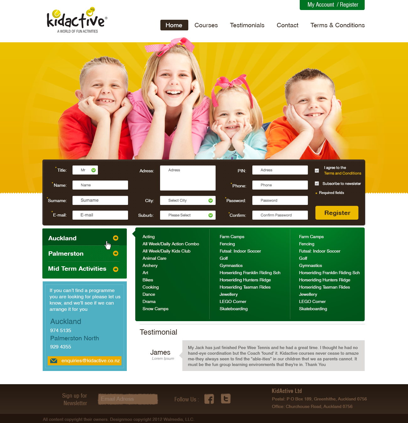 Diseño Web por Arun.B.S para este proyecto | Diseño #879189