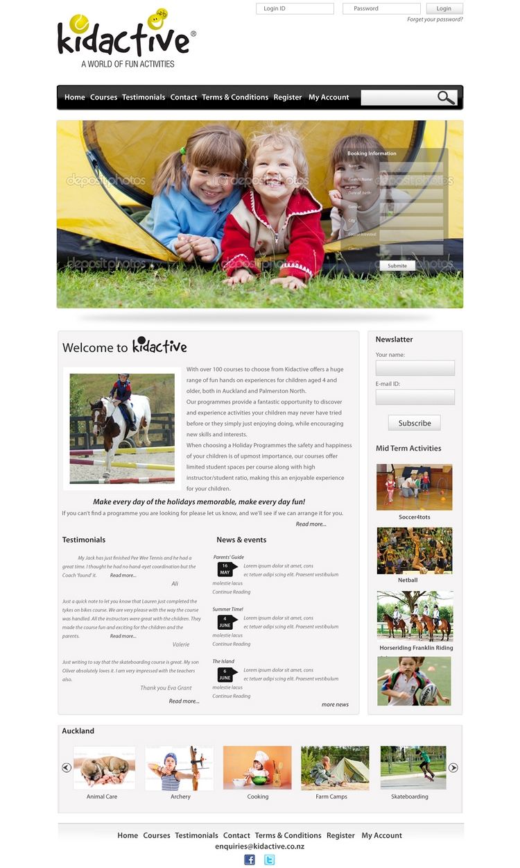 Web Design by pb for this project | Design #872087