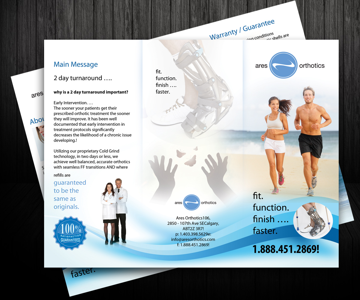 Flyer Design by uk for Ares Orthotics | Design #3468495