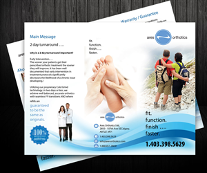 Flyer Design by uk for Ares Orthotics | Design: #3473143