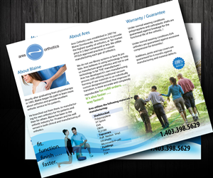 Flyer Design by uk for Ares Orthotics | Design: #3473146
