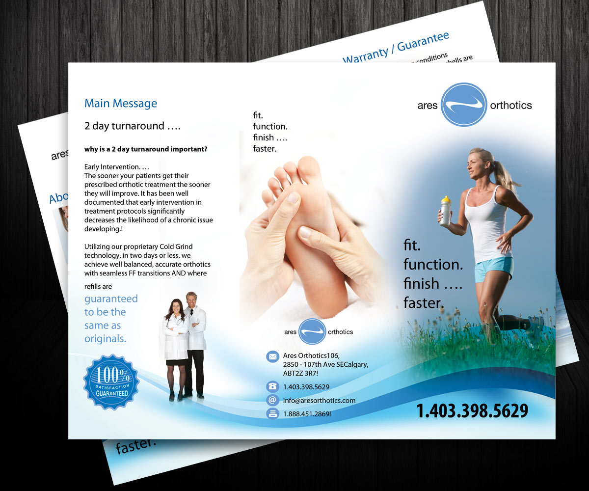 Flyer Design by uk for Ares Orthotics | Design #3473163