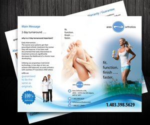 Flyer Design by uk for Ares Orthotics | Design: #3473163