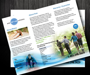 Flyer Design by uk for Ares Orthotics | Design: #3485313