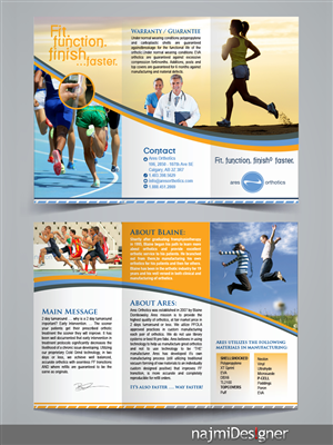 Flyer Design by  Najmi for Ares Orthotics | Design: #3491274