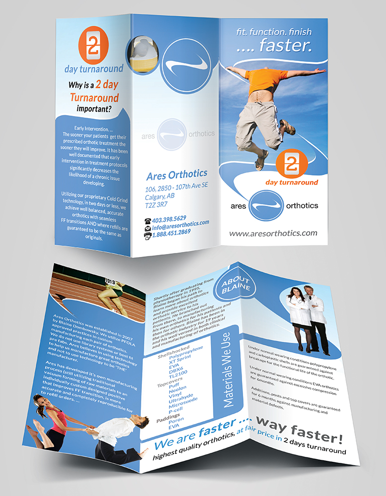 Flyer Design by creationz2011 for Ares Orthotics | Design #3509691
