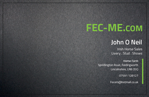 Business Card Design by Kayla for Fec | Design: #3485291