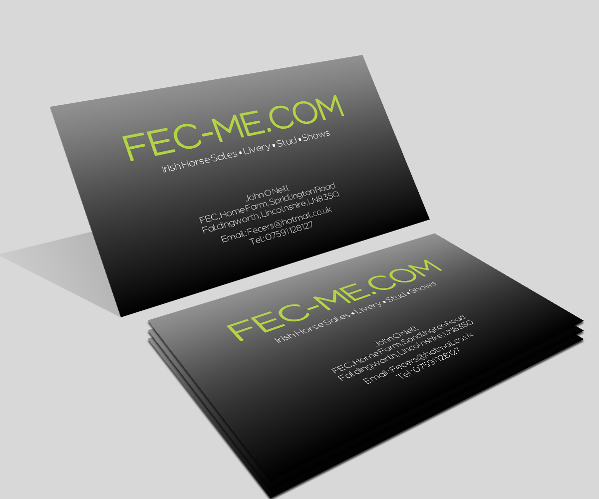 Business Card Design by Tushar Patange for Fec | Design #3489387