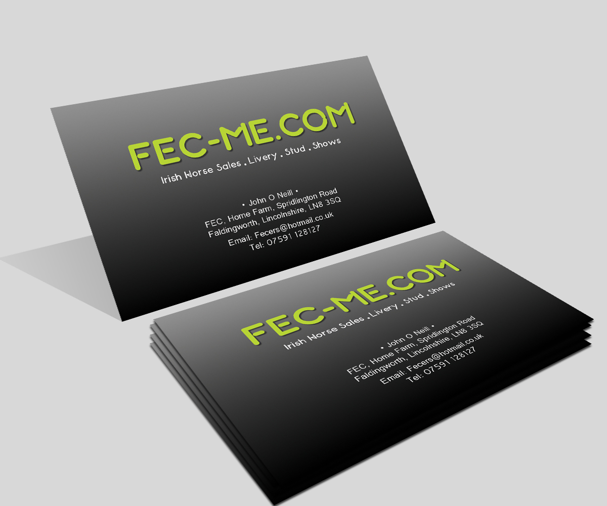 Business Card Design by Tushar Patange for Fec | Design #3489398