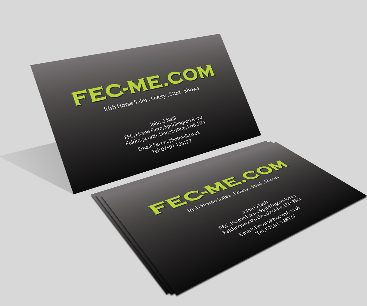 Business Card Design by Tushar Patange for Fec | Design #3505537
