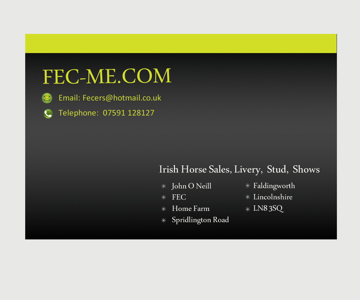Business Card Design by Designing World for Fec | Design #3466906